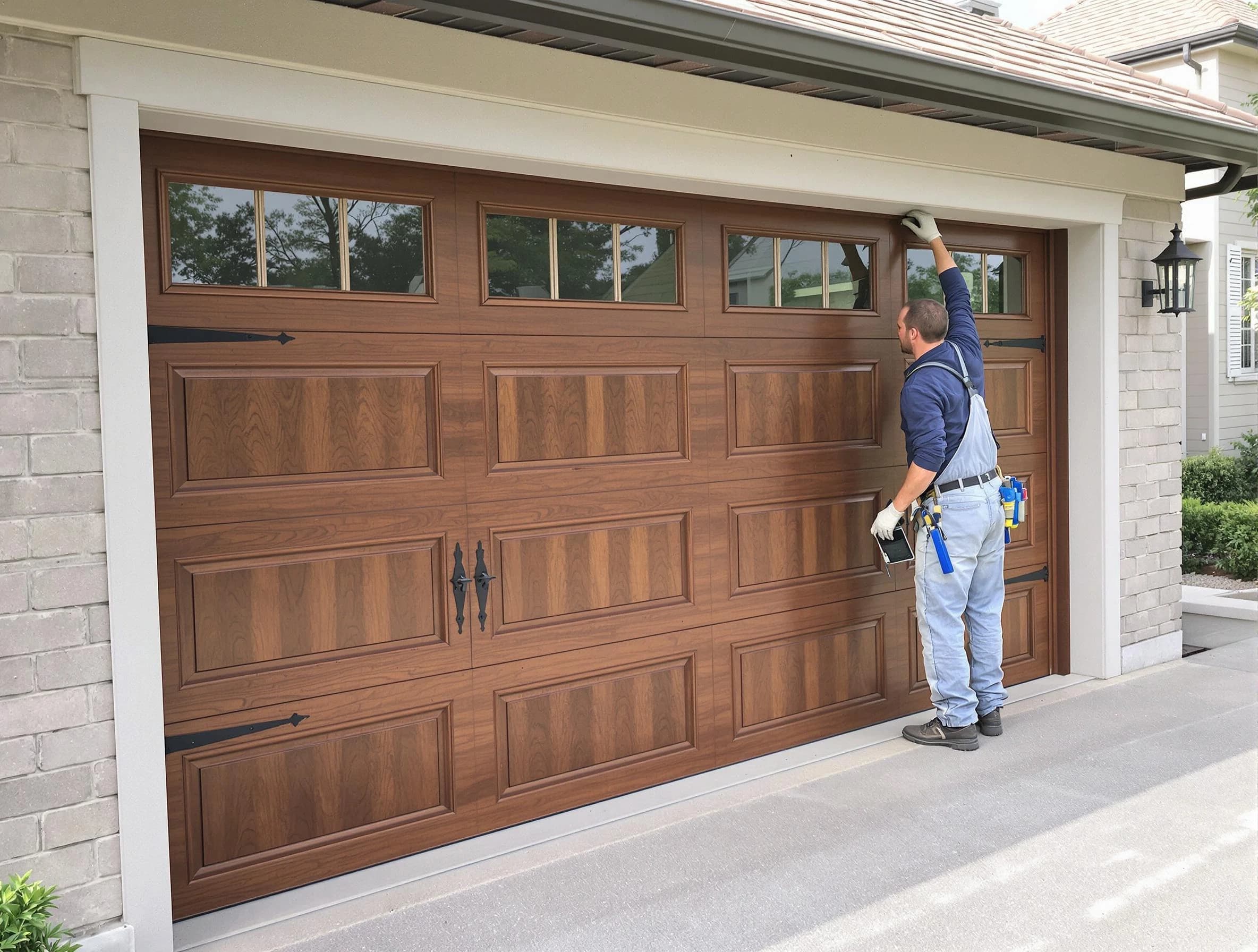 Custom garage door showcase by Elizabeth Garage Door Repair in Elizabeth