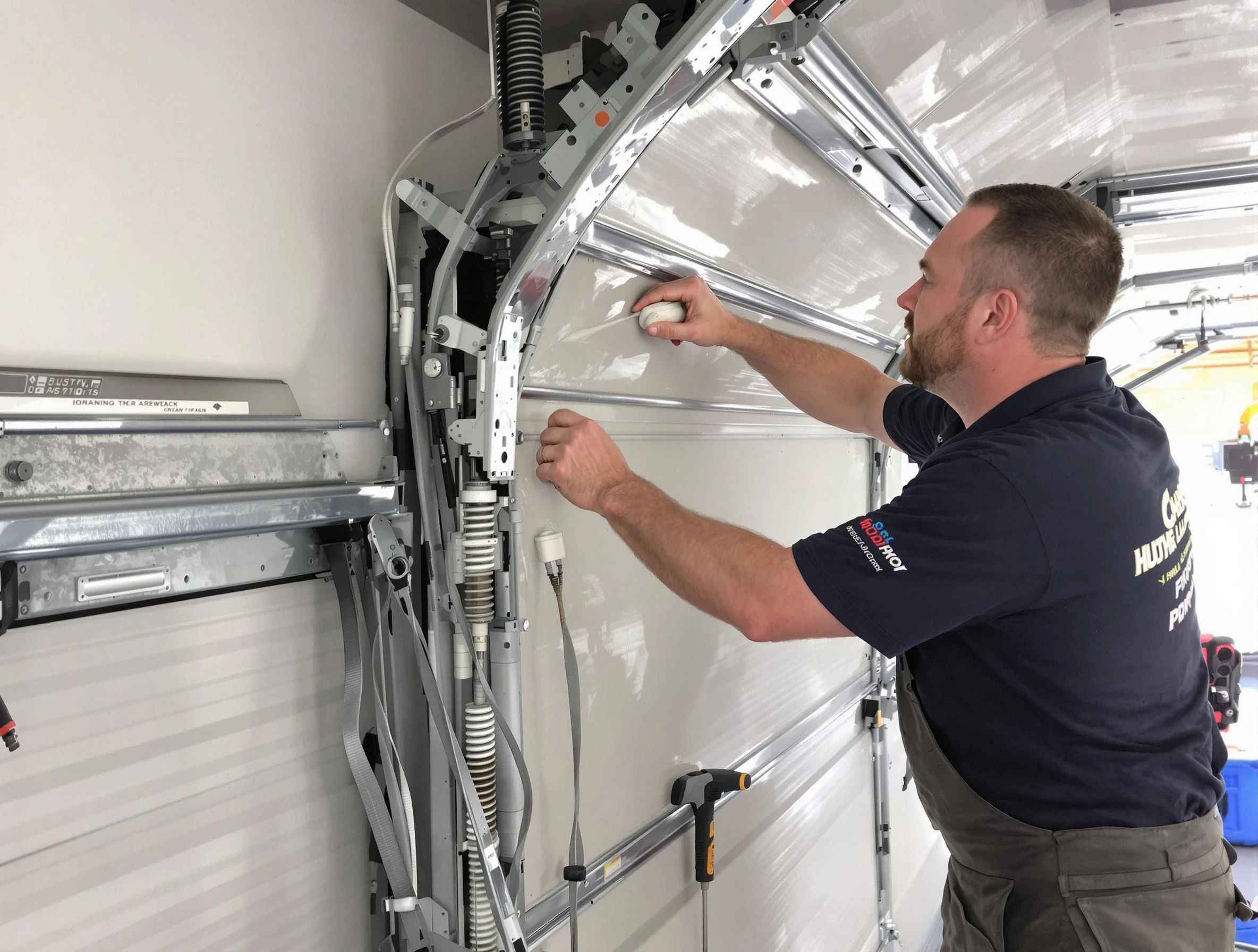 Noisy Garage Door Fix in Elizabeth