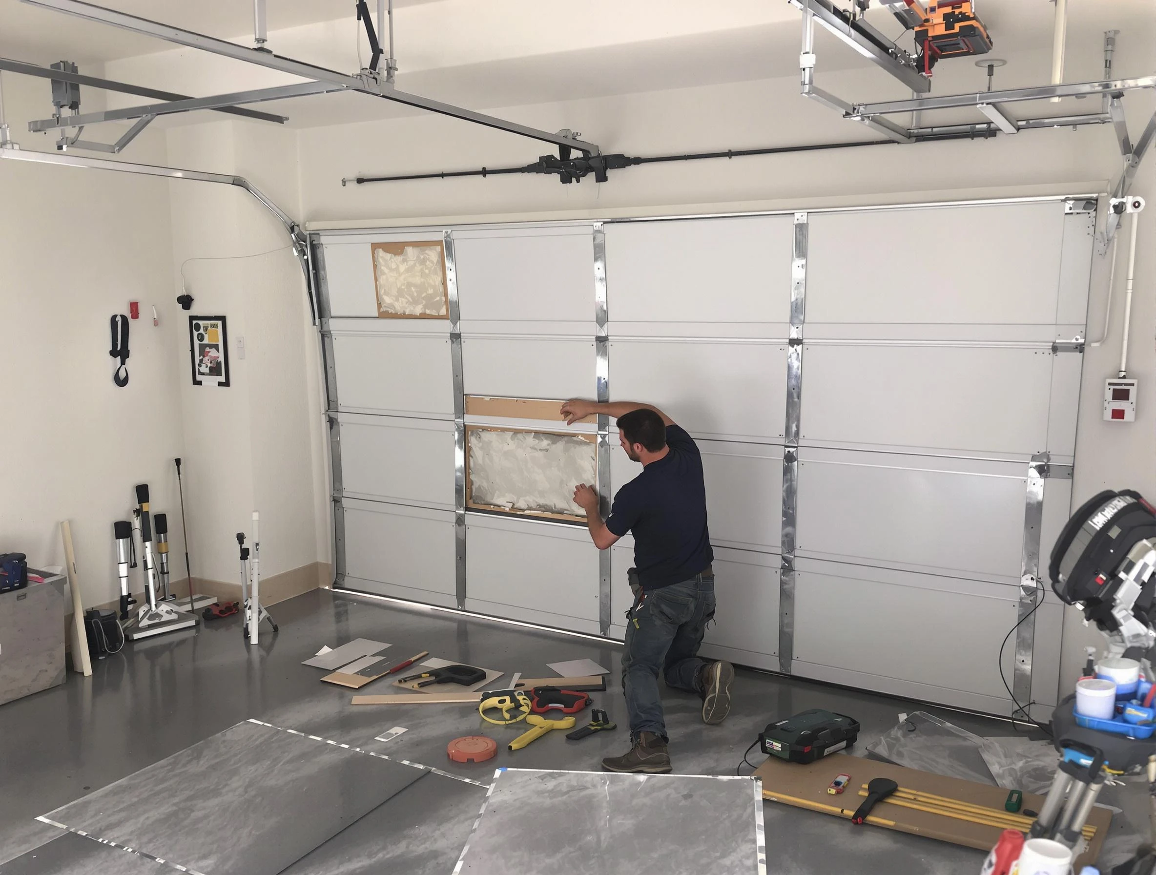 Garage Door Panel Repair in Elizabeth