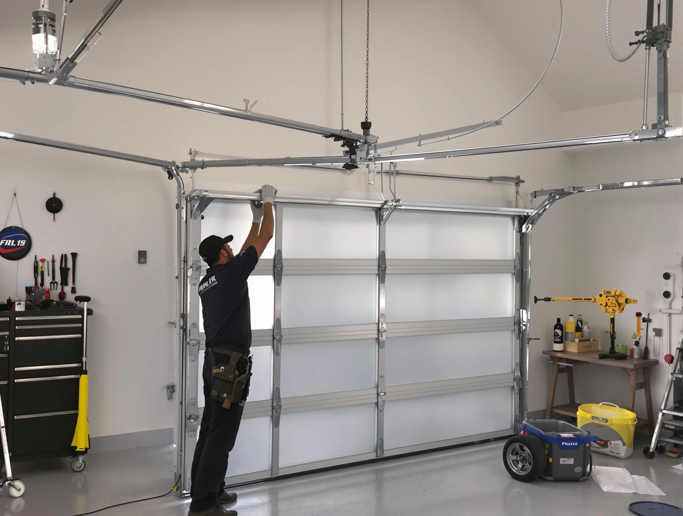 Elizabeth Garage Door Repair certified team performing precision garage door installation in Elizabeth