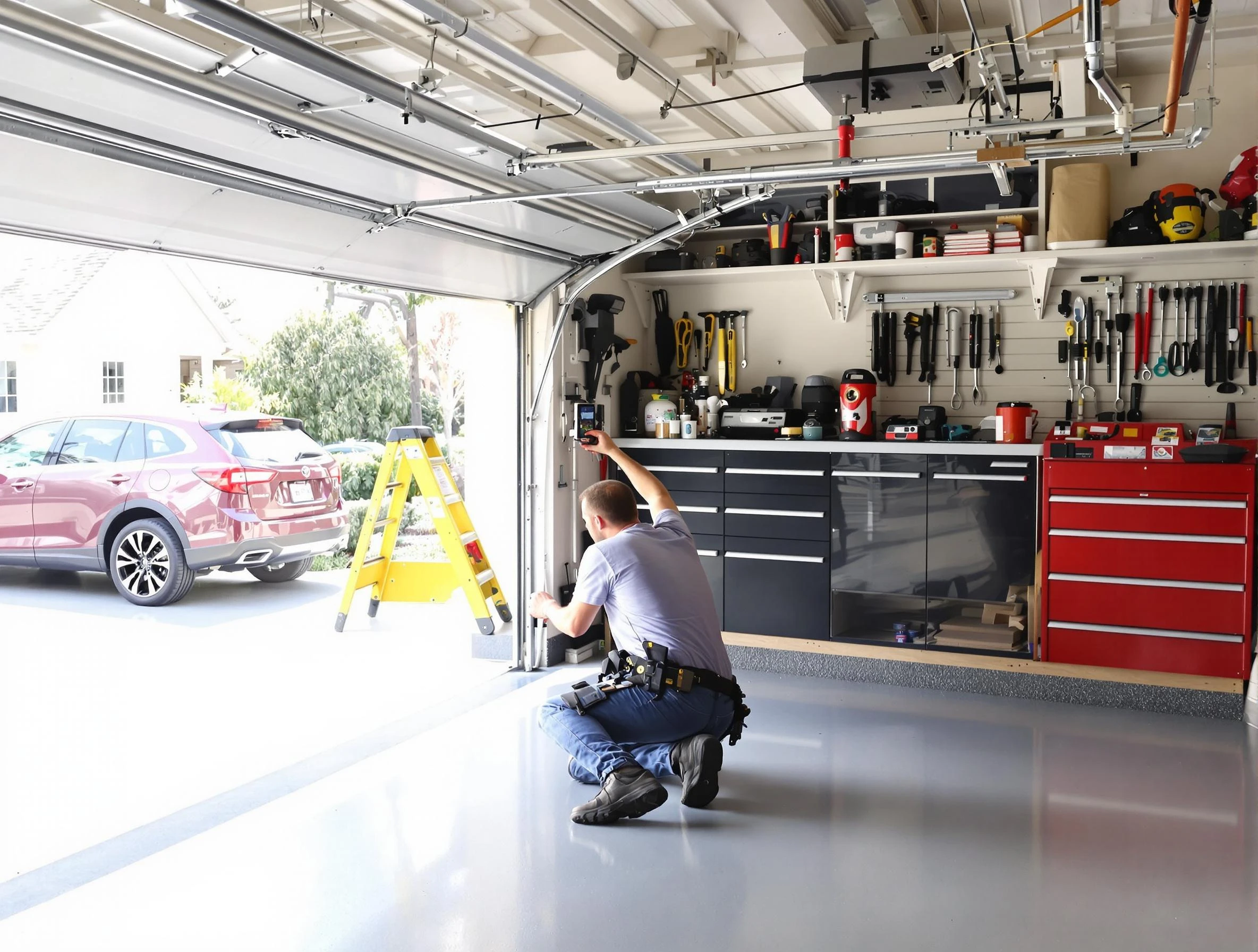 Local garage door repair service by Elizabeth Garage Door Repair in Elizabeth