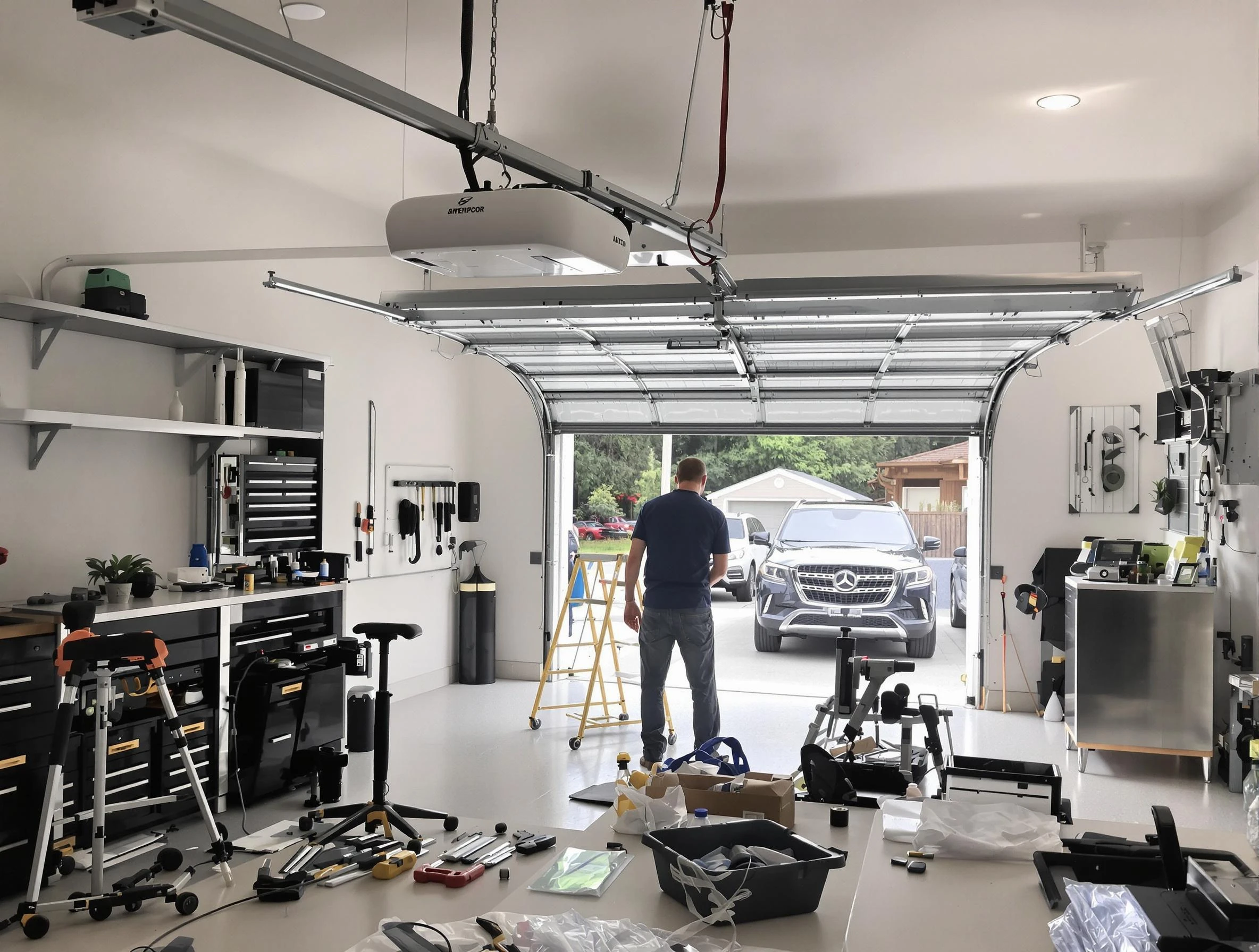 Garage door opener installation by Elizabeth Garage Door Repair in Elizabeth