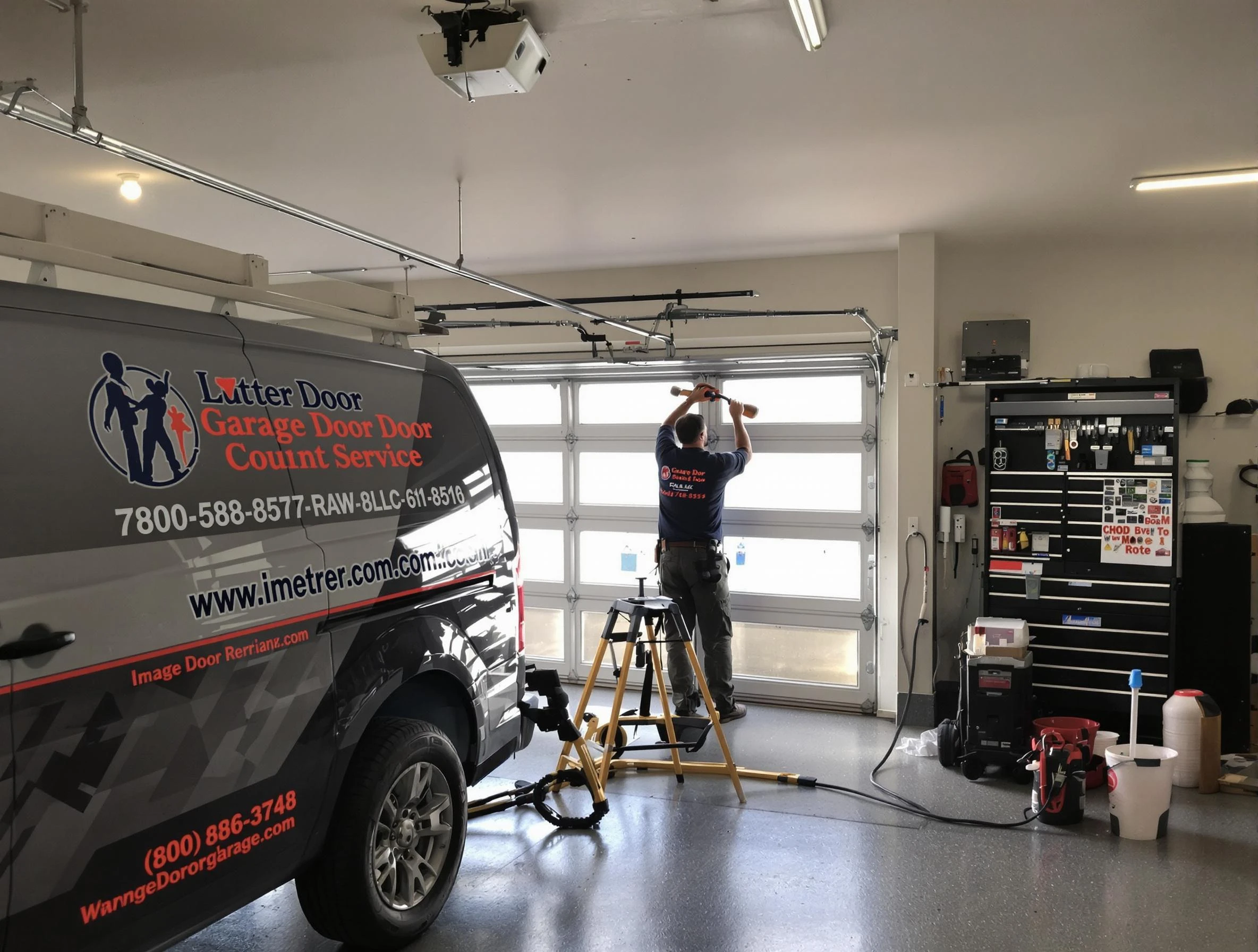 Elizabeth Garage Door Repair rapid response team performing same-day repair in Elizabeth